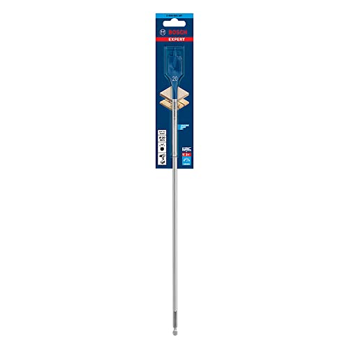Bosch Professional 1x Foret plat Expert SelfCut Speed (pour Bois résineux, Panneau aggloméré, Ø 20,00 mm, Longeur 400 mm, Accessoire Perceuse à percussion)