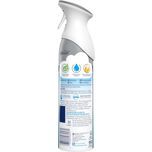 Febreze Air Freshener Heavy Duty Spray, Odor Fighter, Crisp Clean, 8.8 oz (Pack of 6) Pricepulse