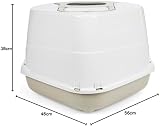 Petface Hooded Corner Cat Litter Tray 56L x 38W x 46H cm with Scoop view 10