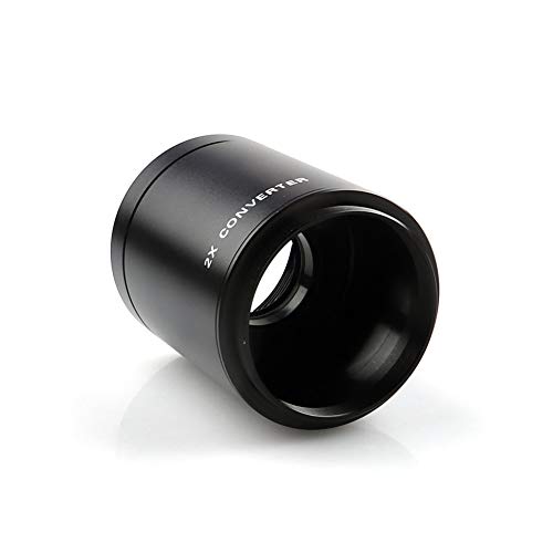 Lightdow 2X Teleconverter Magnification Lens Converter for T Mount 420-800mm 650-1300mm 500mm 800mm 900mm Mirror Telephoto Zoom Lenses