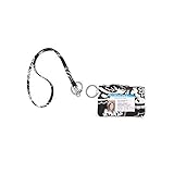 Vera Bradley Zip Id Case and Lanyard in Midnight Paisley
