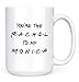 You're the Rachel to My Monica - Funny Friends TV Show Mug for BFFs - 15oz Deluxe Double-Sided Coffee Tea Mug
