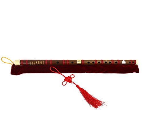 Flute Etudes,Chinese Bamboo Flute Music Fife Flute and Modern Alto Flute with Wholesale Bulk Plastic Champagne Flutes,Traditional Handmade Chinese Musical Instrument (F-RED)