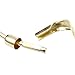 uxcell Lamp Harp Finial Holder Set 7 Inch Polished Brass 2Pcs for Table and Floor Lamps