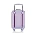 Disney Frozen II Anna Elsa Soft Side Rolling Luggage for Kids [17 Inch - Purple]