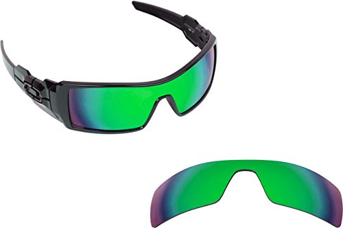 New SEEK OPTICS Replacement Lenses Oakley OIL RIG - Polarized Green Mirror
