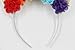 Girls Unicorn Horn Headband Birthday Headbands Rose Flower Hair Hoop Unicorns Party Supplies (Chiffon Flower)