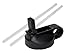 WaterFit Straw Lid Cap for Hydro Flask Wide Mouth Sport Water Bottles and Two Plastic Straws - Black