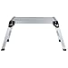 Best Choice Products Aluminum Platform Drywall Step Up Folding Work Bench Stool Ladder