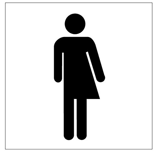 Caledonia Signs 27093F Sign, All Gender Toilet Symbol