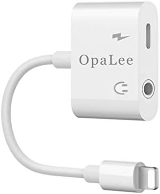 OpaLee 3.5 mm Audio + Charge Headphone Jack Adapter Audio Connector Dongle