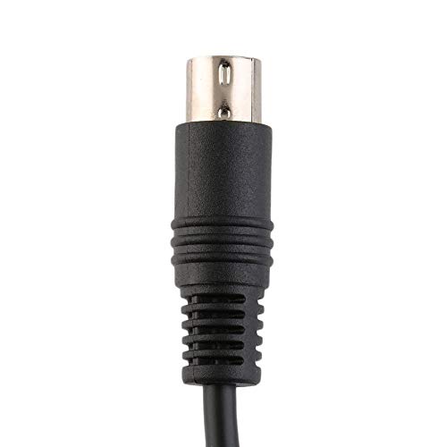 Black 9-PIN Mini TO 9-PIN Mini Din Signal Cable For Genesis 2 Scart Cable - Thumbnail 4