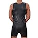 Lequida Latex Rubber Black Catsuit Body Suit Vest (one Size)