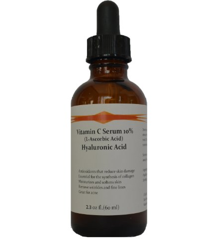 Vitamin C Skin Serum 10% (L-ascorbic Acid) with Pure Hyaluronic Acid Anti Aging Serum €