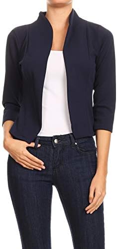 MissMissy Womens Casual Business Slim Fit Long Sleeve Blazer Jackets J907