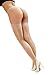 0802 Rose Sakura sheer sexy thigh high oily shiny lace top pantyhose/stockings by Jetsan (Black + Nude)