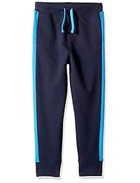 LOOK by crewcuts Pantalón de chándal con rayas laterales para niños