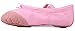 LONSOEN Ballet Slipper Shoes Split-Sole Dance Flat for Girls (Toddler/Little Kid/Big Kid), SHC551 Pink CN24