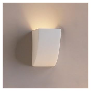 gently fixture sconce ceramic indoor lighting sloped inch modern