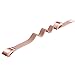 Pumsun Magnetic Loop Band For Fitbit Alta Smart Watch, Stainless Steel (Pink)