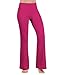 ODODOS Women’s Boot-Cut Yoga Pants Tummy Control Workout Non See-Through Bootleg Yoga Pants,Fuchsia,X-Smallthumb 1