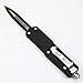 OTF Safety Knife Double Action Dual Edge Black