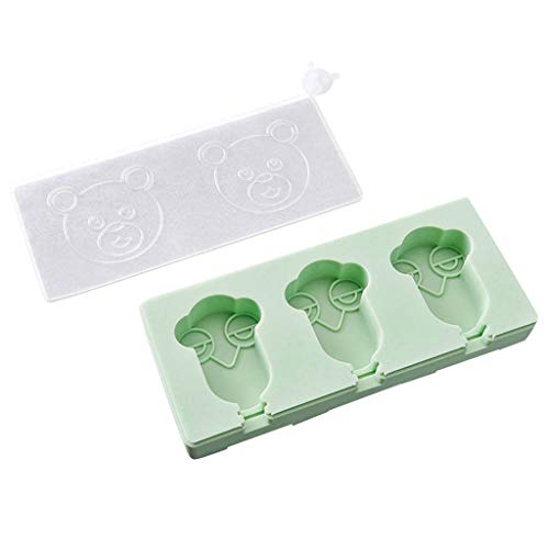 Redvive Top Silicone Popsicle Mold Frozen Ice Lolly Mould Tray Pan Ice Cream Maker Tool