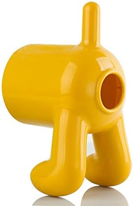 Yellow Dog Boby Rear End Toilet Paper Roll Cover & Tissue Dispenser Holder with Self Adhesive Easy Installation