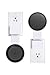 Outlet Wall Mount Hanger Stand Bracket for Amazon Echo Dot 2nd Without Mess Wires Or Screws, Dot Accessories, Compact Holder Case Plug in Kitchens, Bathroom And Bedroom (White) 1 Pack