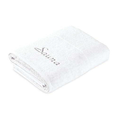 Frottana Pearl sauna towel 80 x 200 cm, 100% cotton, weiss