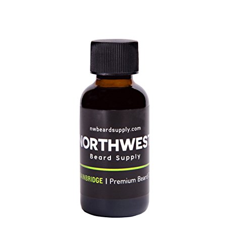 Northwest Beard Supply Bainbridge Beard Oil - Forest Pine and Cedar Wood Scent (Essential Oils), No Fragrance, 1 oz.