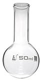 Boiling Flask, 50ml - Borosilicate Glass - Round