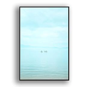 Framed Canvas Wall Art for Living Room, Bedroom Coast and Sea Canvas Prints for Modern Home Decoration Ready to Hang - 16"x24" inches