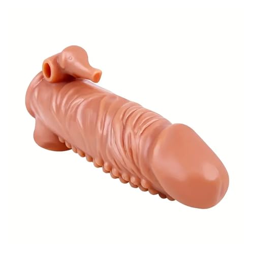 penis cover sex toy Silicone Knot Penis Sleeve Extender cock Enlargement Fantasy Sheath sex Toy  NEW main image 1
