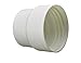 intulon 6-inch Counter-clockwise Thread to 5-inch Clockwise Thread Portable A/C Exhaust Hose Coupler/Adapter/Reducer 6CCW5CW