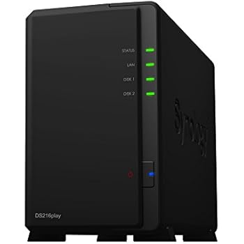 Synology 2 bay NAS Disk Station, DS216play (Diskless)