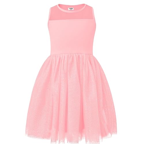 V.&GRIN TODDLER PINK DRESS FOR GIRLS 3T, TUTU TULLE PRINCESS SUNDRESS FOR TEA PARTY VALENTINE AND BACK TO SCHOOL