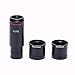 HAYEAR 0.5X Reduction Lens Eyepiece Lens 23.2mm Mounting with 30mm 30.5mm Ring Adapter Applicable for Biomicroscope Stereo Microscope