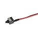 Electop 3 Pack 2 Pin PC Power Switch Cable Momentary on/off Push Button Cable ATX Computer Switch Wire 45cm