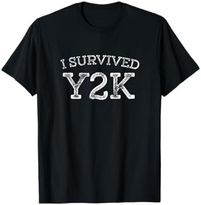Amazon.com: I Survived Y2K Year 2000 Millennium Bug Funny 90s