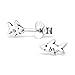 925 Sterling Silver Hypoallergenic Shark Stud Earrings for Girls 28267