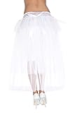 MUSIC LEGS Women's Long Back Multi Layered Skirt