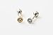 Dainty Cz Tragus Earring 16g Body jewelry cartilage ear studs cute cool earring tragus helix barbell for women teens CZ cubic zirconia crystal Round Circle tragus earring 11p 00287 (silver)