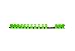 Olsa Tools Premium Wall-Mount Screwdriver Organizer - Black Nylon with Neon Green Clips - Holds 14 Screwdrivers - Part: 1031