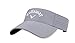 Callaway Golf Women's Opti Vent Adjustable Visor, Silver/ White