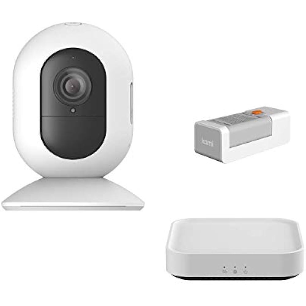 Kami 1080P WireFree Home Camera Kit, Wireless Outdoor Battery Security