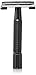 Butterfly Open Double Edge Safety Razor with Mid Aluminum Membrane