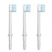 3-PCS Replacement Standard Brush Heads for Waterpik Water Flossers and Other Brand Oral Irrigators