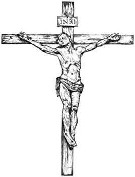 8.5" x 11" Crucifix from Blessed Sacrement Church print on Gallery Quality archival paper