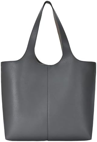 Amazon.com: Isabelle 2 in 1 Scoop Neck Tote (Black) - Vegan